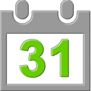Schedule Date Green icon