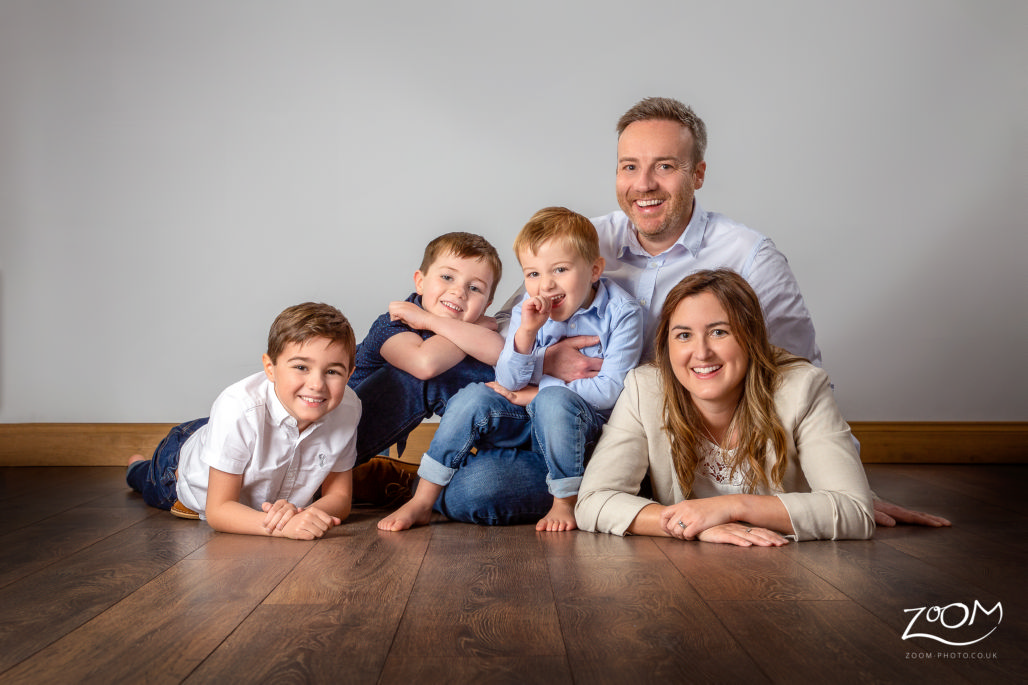 Family fun portrait photo